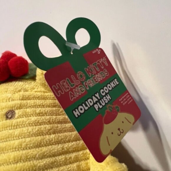 BRAND NEW NWT Pompompurin Holiday Cookie Plush - Picture 2 of 3